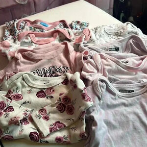 3-6 month old onesies 8count bundle